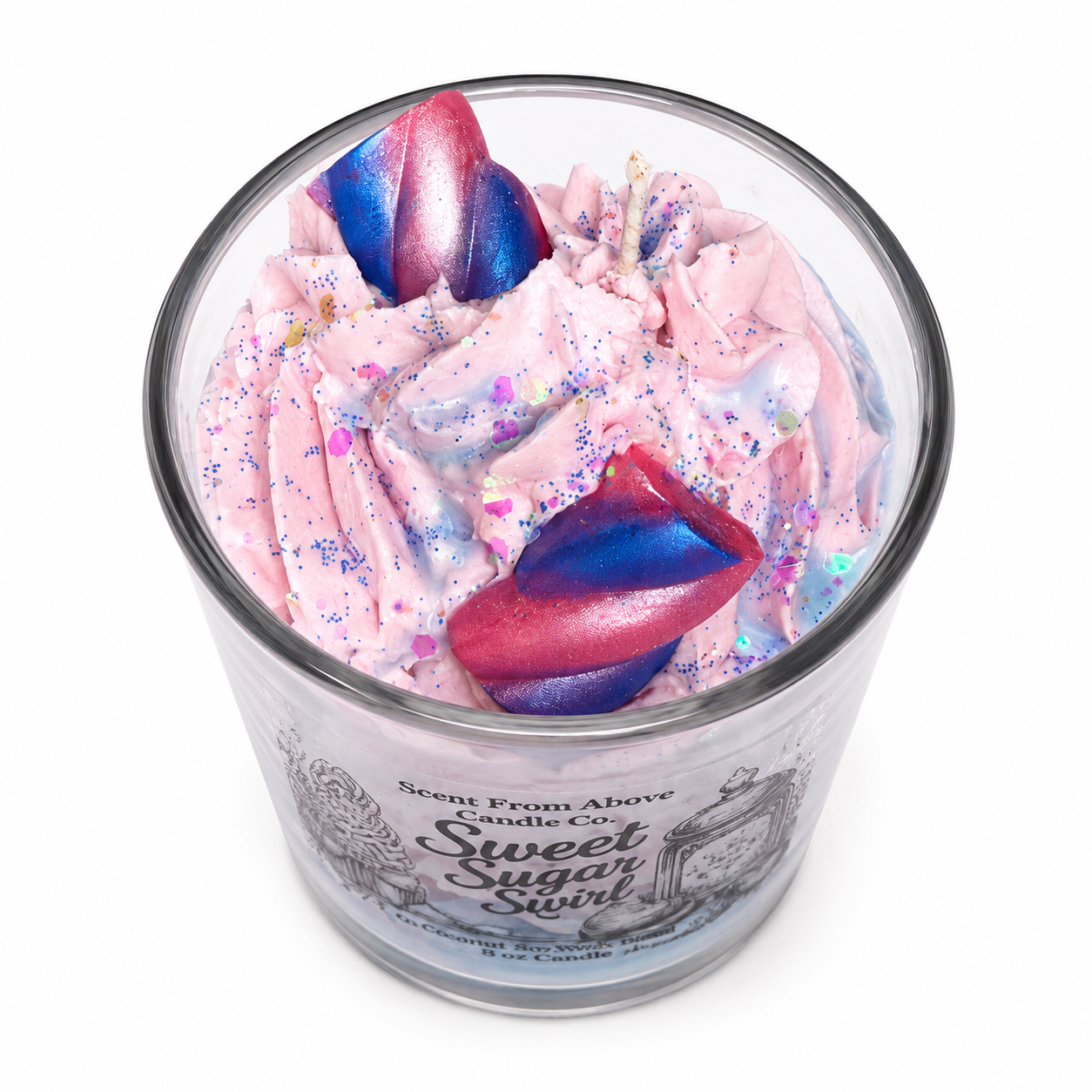 Sweet Sugar Swirl Candle