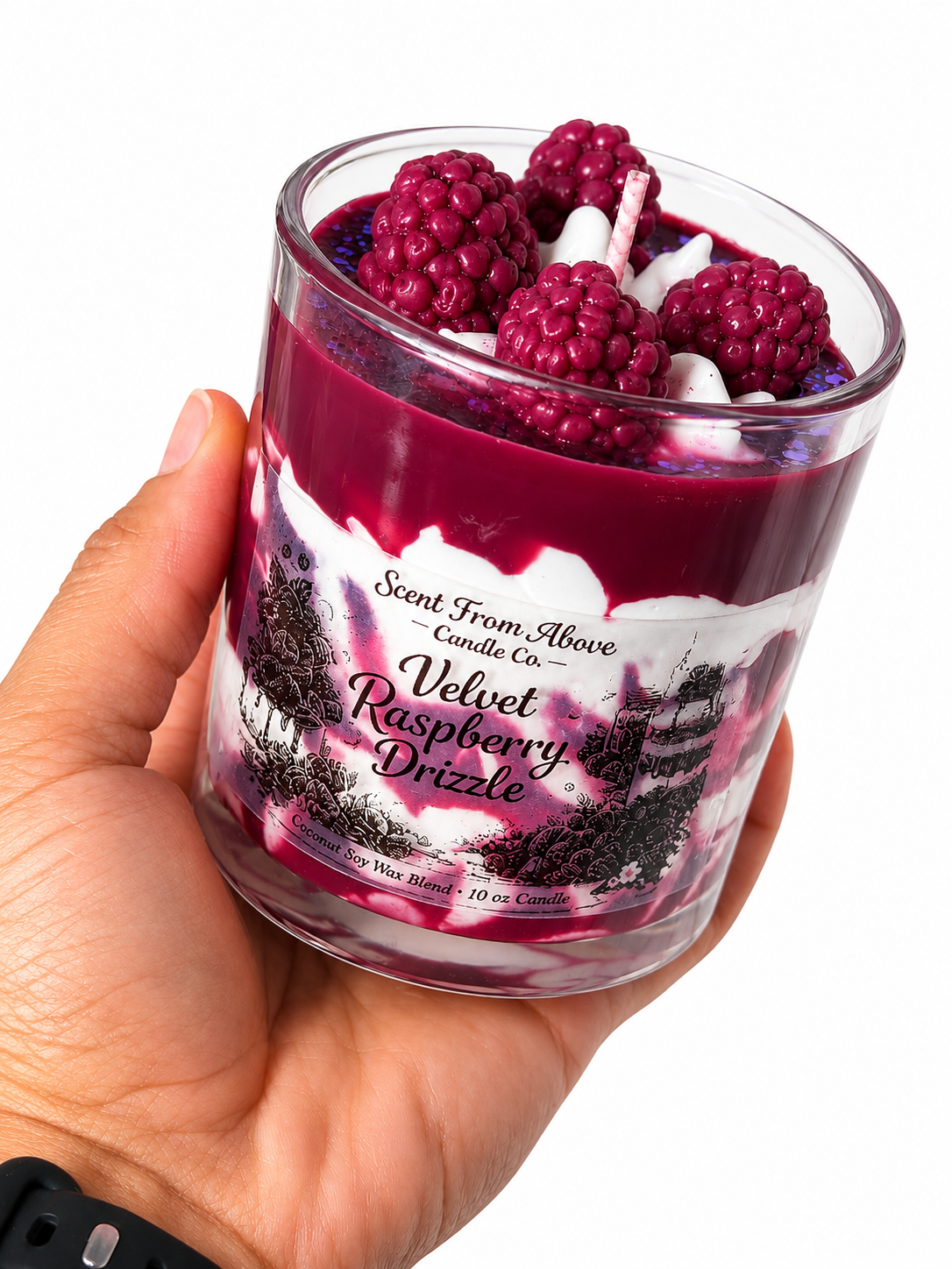 Velvet Raspberry Drizzle Candle