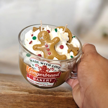 Load image into Gallery viewer, Gingerbread Bakery Dessert Candle