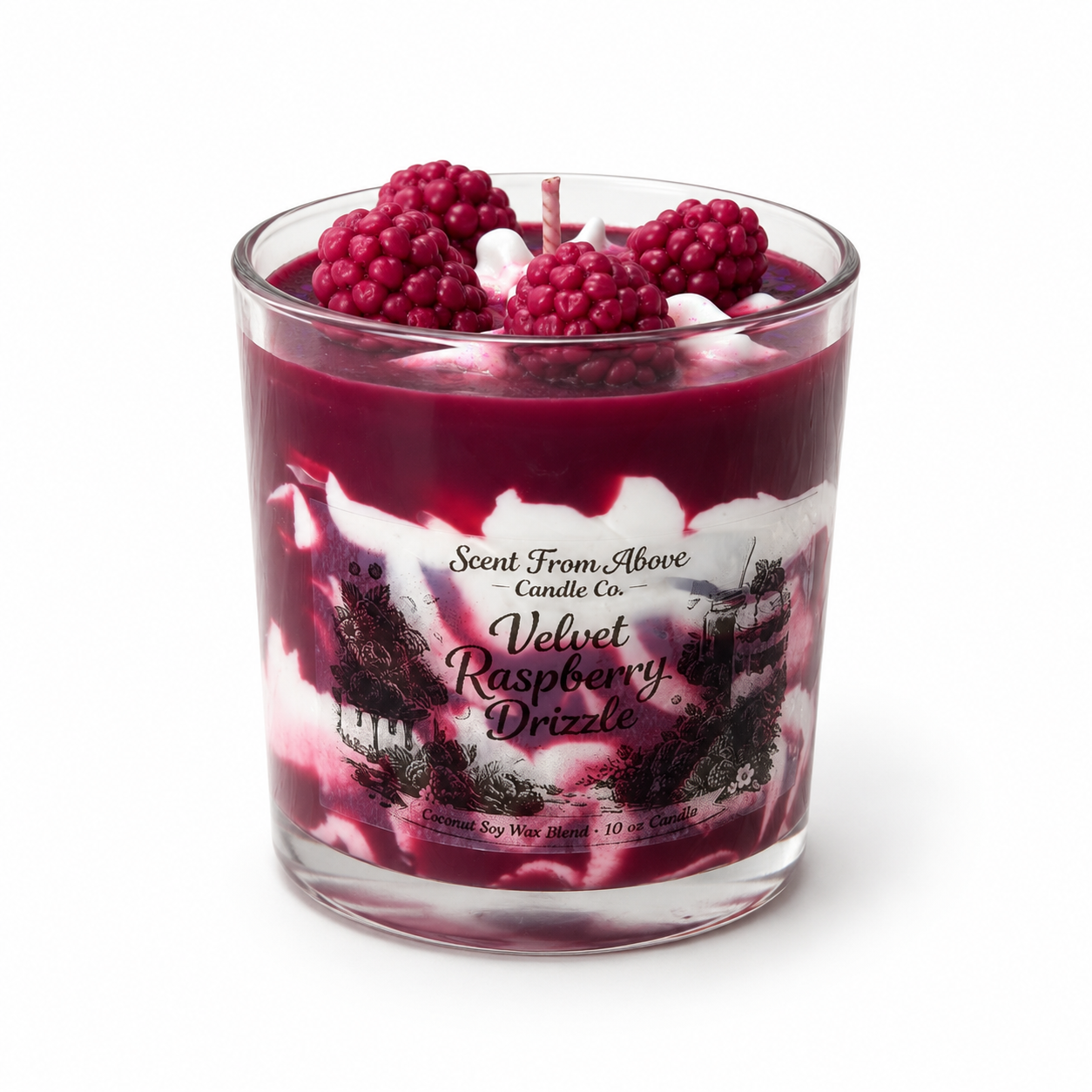 Velvet Raspberry Drizzle Candle