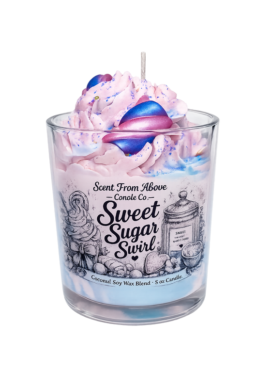 Sweet Sugar Swirl Candle