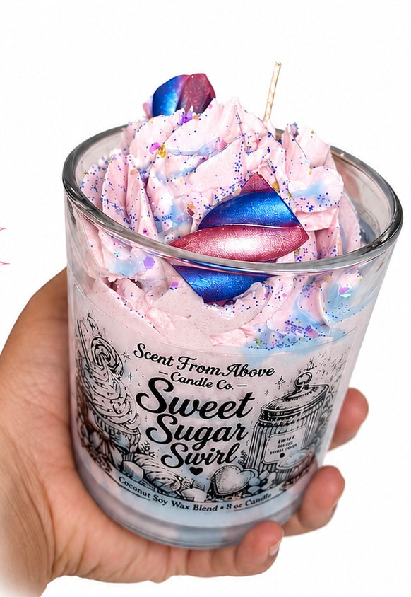 Sweet Sugar Swirl Candle