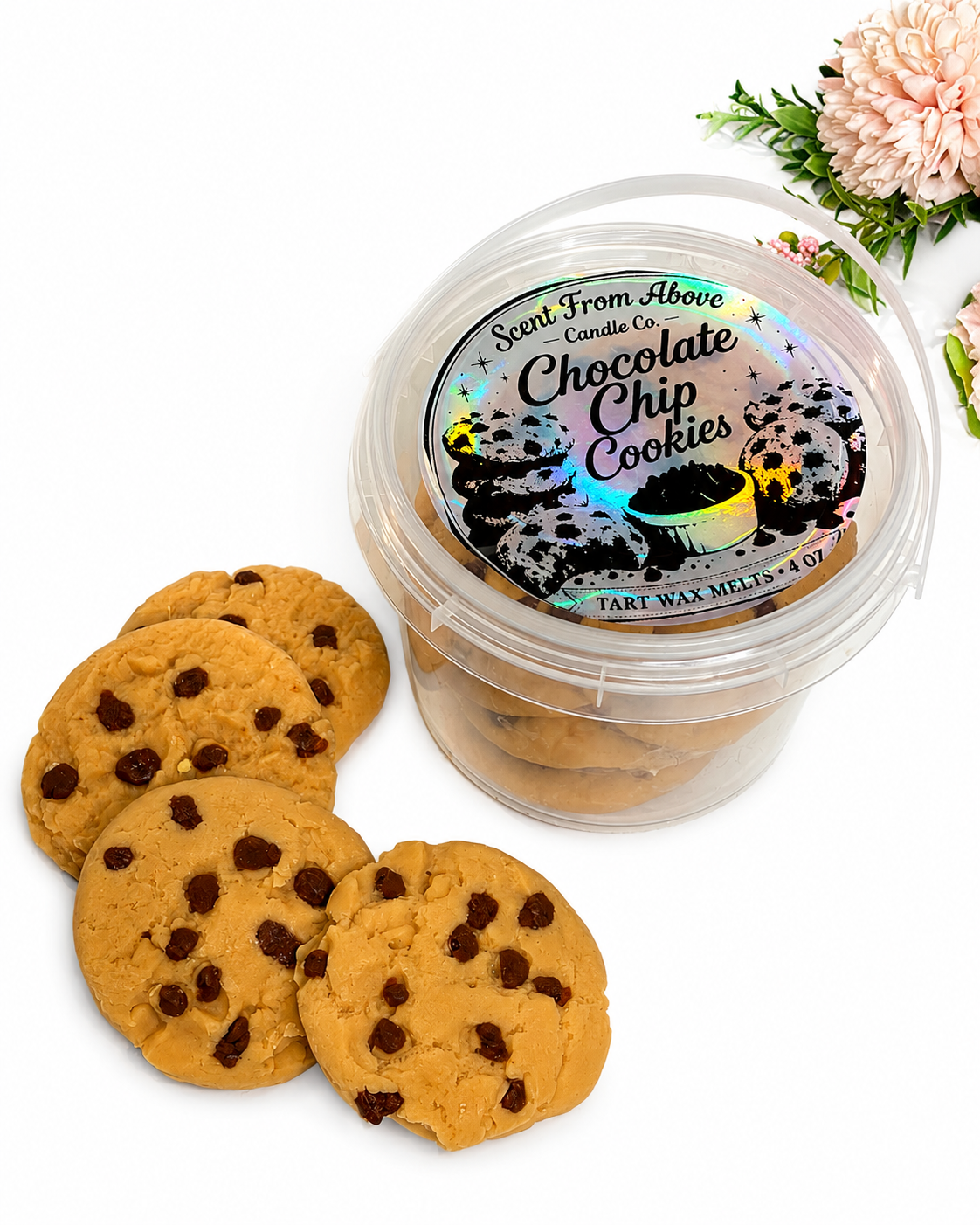 Chocolate chip cookie wax melts