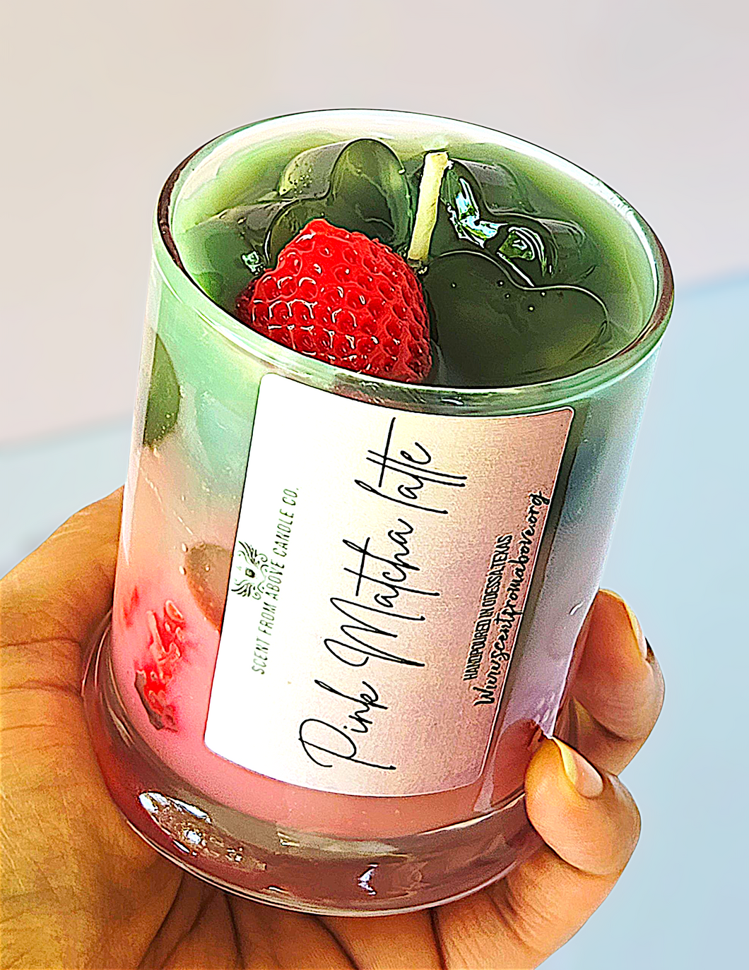 Pink Matcha Iced Latte