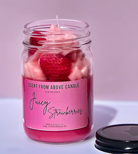 Load image into Gallery viewer, Juicy Strawberries Dessert Candle
