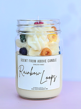 Load image into Gallery viewer, Rainbow Loop Dessert Candle
