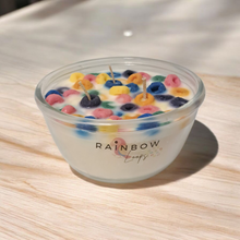 Load image into Gallery viewer, Rainbow Loops candle
