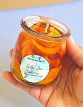 Load image into Gallery viewer, Golden Orange Jam Gel Candle
