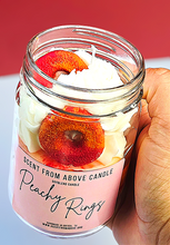 Load image into Gallery viewer, Peachy Rings Dessert Candle
